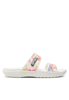 Crocs Чехли Classic Tiedye 207283 Бял - Pepit.bg