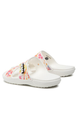 Crocs Чехли Classic Tiedye 207283 Бял - Pepit.bg