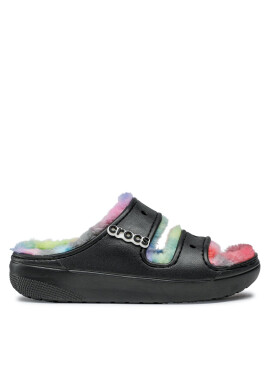 Crocs Чехли Classiccozzzy Spraydyesandal 208046 Черен - Pepit.bg