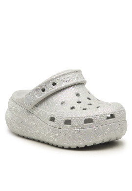 Crocs Чехли Cls Glitter Cutie Cgk 207834 Сив - Pepit.bg