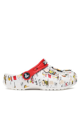 Crocs Чехли Peanuts Classic Clog Kids 208630 Бял - Pepit.bg