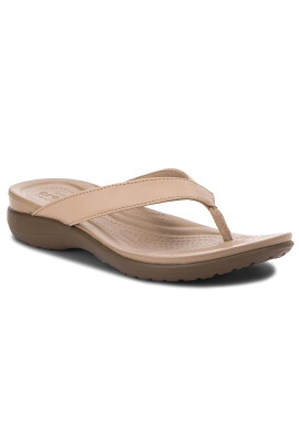 Crocs Джапанки Capri V Flip W 202502 Бежов - Pepit.bg