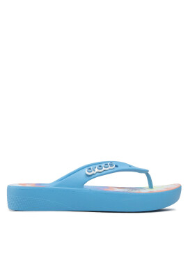 Crocs Джапанки Classic Platform Tiedye 208043 Син - Pepit.bg