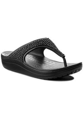 Crocs Джапанки Sloane Embellished Flip 204181 Черен - Pepit.bg