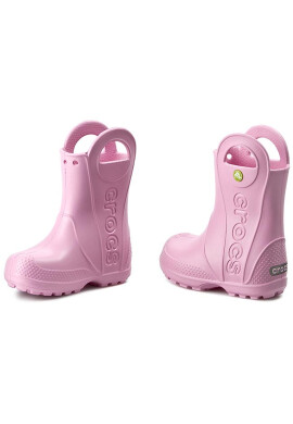 Crocs Гумени ботуши Handle It Rain Boot Kids 12803 Розов - Pepit.bg