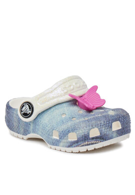Crocs Сабо Classic Denim Clog T 208302 Бял - Pepit.bg