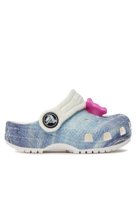 Crocs Сабо Classic Denim Clog T 208302 Бял - Pepit.bg