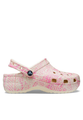 Crocs Сабо Classic Platform Snake Print Clog W 208231 Бежов - Pepit.bg