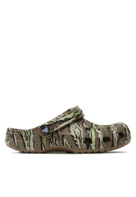 Crocs Сабо Classic Printed Camo Clog 206454 Каки - Pepit.bg
