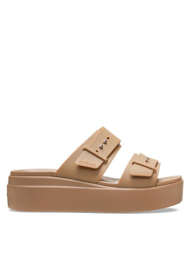Crocs Сандали Brooklyn Low Wedge Sandal W 207431 Каки - Pepit.bg