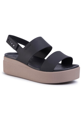 Crocs Сандали Brooklyn Low Wedge W 206453 Черен - Pepit.bg