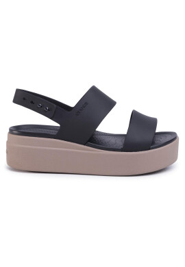 Crocs Сандали Brooklyn Low Wedge W 206453 Черен - Pepit.bg