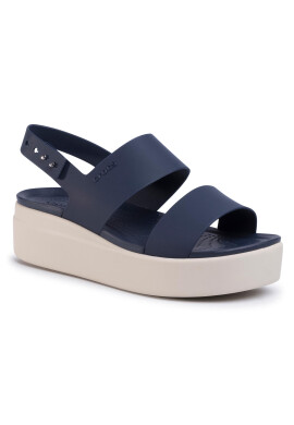 Crocs Сандали Brooklyn Low Wedge W 206453 Тъмносин - Pepit.bg