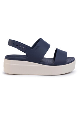 Crocs Сандали Brooklyn Low Wedge W 206453 Тъмносин - Pepit.bg