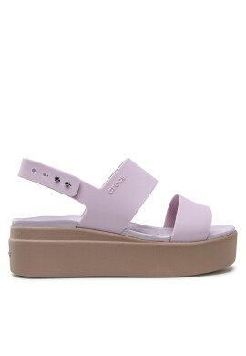 Crocs Сандали Brooklyn Low Wedge W 206453 Виолетов - Pepit.bg