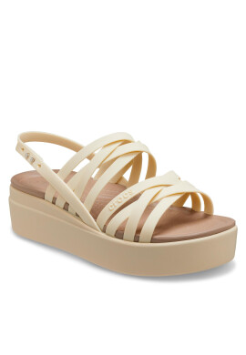 Crocs Сандали Brooklyn Strappy Low 206751 Бежов - Pepit.bg