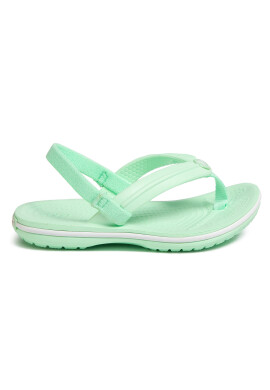 Crocs Сандали Crocband Strap Flip K 205777 Зелен - Pepit.bg