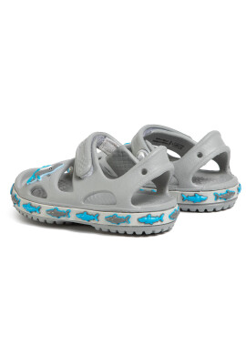 Crocs Сандали Fl Shark Band Sandal B 206365 Сив - Pepit.bg