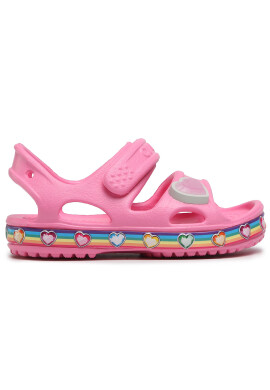 Crocs Сандали Fun Lab Rainbow Sandal K 206795 Розов - Pepit.bg