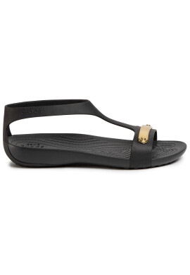 Crocs Сандали Serena Metallic Bar Sdl W 206421 Черен - Pepit.bg