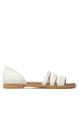 Crocs Сандали Tulum Open Flat W 206109 Бял - Pepit.bg