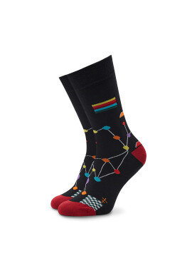 Curator Socks Дълги чорапи unisex Network Черен - Pepit.bg