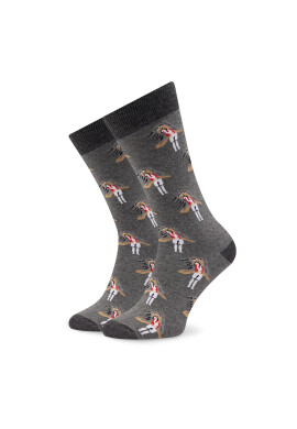 Curator Socks Дълги чорапи unisex Saturn Сив - Pepit.bg