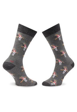Curator Socks Дълги чорапи unisex Saturn Сив - Pepit.bg