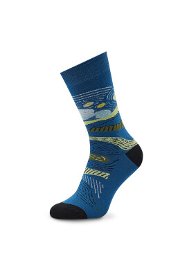 Curator Socks Дълги чорапи unisex Starry Син - Pepit.bg