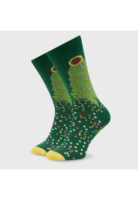 Curator Socks Дълги чорапи unisex Sunflower Зелен - Pepit.bg