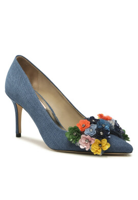Custommade Обувки на ток Aljo Multi Flower 999627013 Син - Pepit.bg