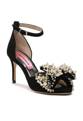 Custommade Сандали Maritas Suede 999606041 Черен - Pepit.bg