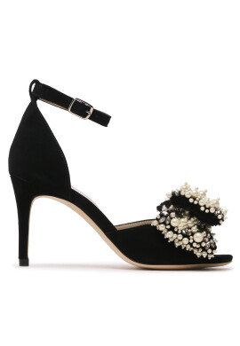 Custommade Сандали Maritas Suede 999606041 Черен - Pepit.bg