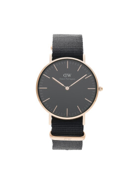 Daniel Wellington Часовник Classic Cornwall DW00100150 Черен - Pepit.bg