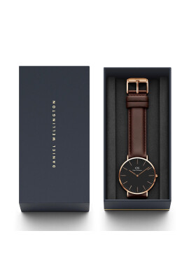 Daniel Wellington Часовник Classic DW00100125 Кафяв - Pepit.bg
