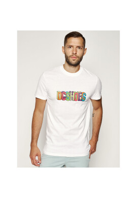 DC Тишърт Color Blocks EDYZT04086 Бял Regular Fit - Pepit.bg