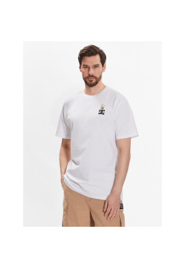 DC Тишърт Too Serious ADYZT05239 Бял Regular Fit - Pepit.bg