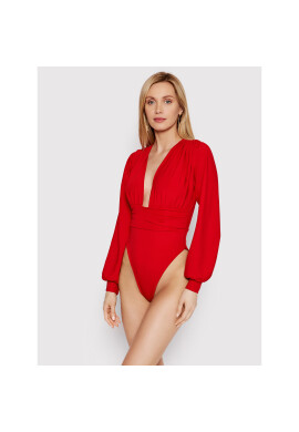 DeeZee Боди That Lover BLK001 Червен Slim Fit - Pepit.bg