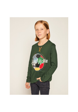 Desigual Блуза 19WBTK26 Зелен Regular Fit - Pepit.bg