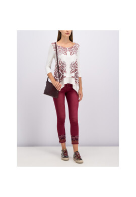 Desigual Блуза 19WWTK78 Бял Regular Fit - Pepit.bg
