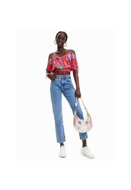 Desigual Блуза 23SWBW20 Розов Regular Fit - Pepit.bg