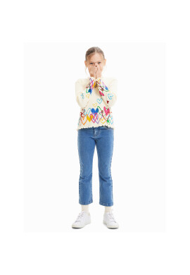 Desigual Блуза 23WGTK01 Бял Regular Fit - Pepit.bg