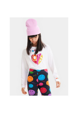 Desigual Блуза 23WGTK02 Бял Regular Fit - Pepit.bg