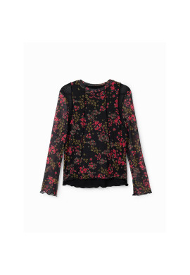 Desigual Блуза 23WGTK10 Черен Regular Fit - Pepit.bg