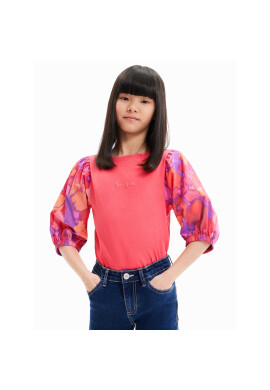 Desigual Блуза 23WGTK13 Розов Regular Fit - Pepit.bg