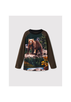 Desigual Блуза Dante 22WBTK04 Зелен Regular Fit - Pepit.bg
