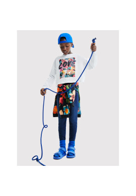 Desigual Блуза Lovy 22WGTK08 Бял Regular Fit - Pepit.bg