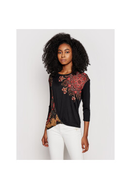 Desigual Блуза Oporto 21SWTK70 Черен Regular Fit - Pepit.bg