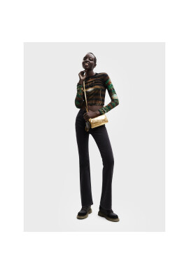 Desigual Блуза Saphir 22WWTKAG Златист Regular Fit - Pepit.bg