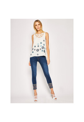 Desigual Блуза Tebas 20SWBW59 Бял Regular Fit - Pepit.bg